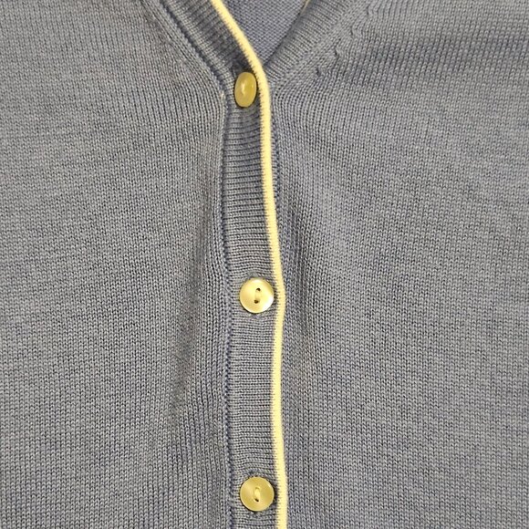 Brooks Brothers 346 Cardigan Blue Size Medium - Picture 4 of 11